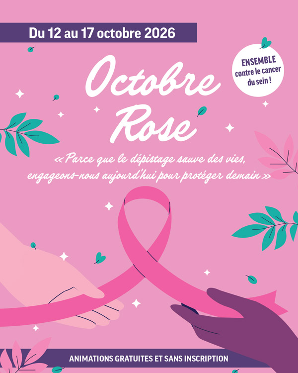 Octobre Rose du 12 au 17 octobre 2026