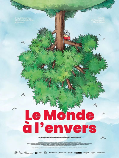 Affiche du film d'animation Le Monde à l'envers
